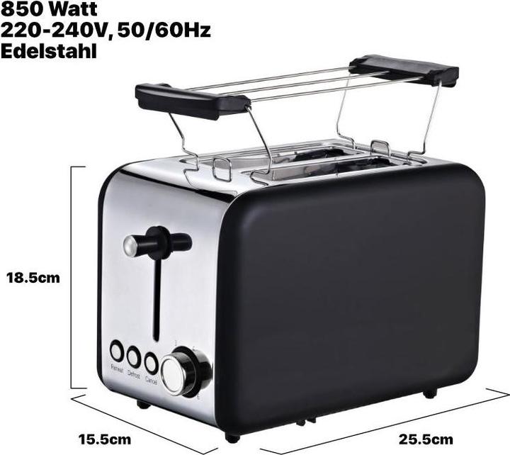 Produktbild Michelino Toaster Brotröster Toastmaker Schlitztoaster
