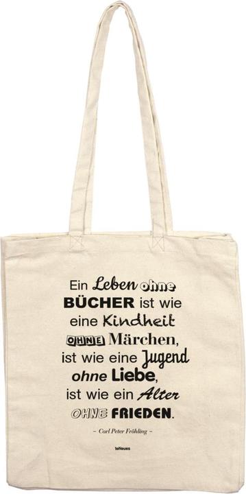 Produktbild Ein Leben ohne Bücher, Stofftasche