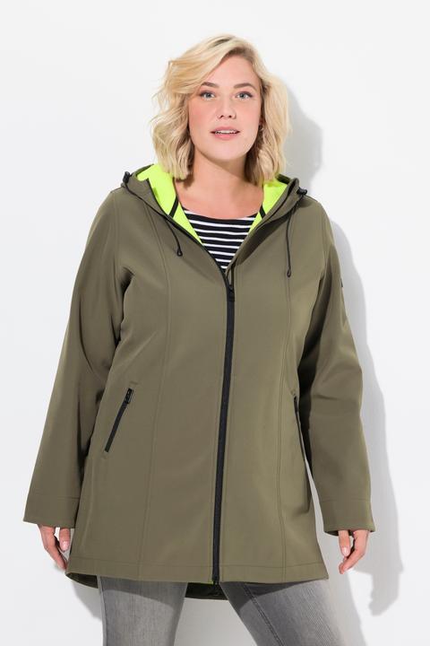 Produktbild Ulla Popken HYPRAR Long-Softshelljacke, wasserabweisend, A-Linie (42, 44)