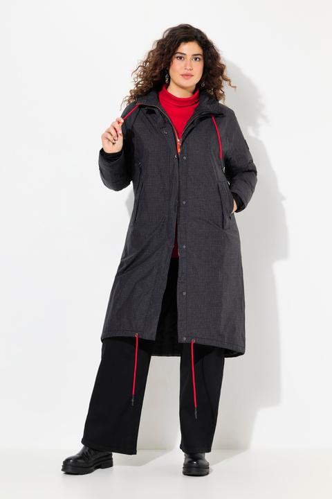 Actual product image Ulla Popken HYPRAR Waterproof Color Contrast Coat (50, 52)
