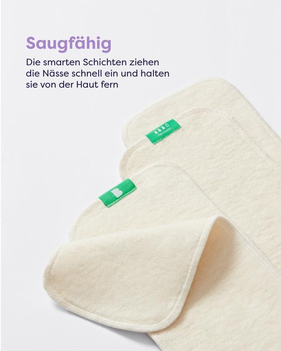 Actual product image Bambino Mio Reusable absorbent pad (One size, 2 Piece)