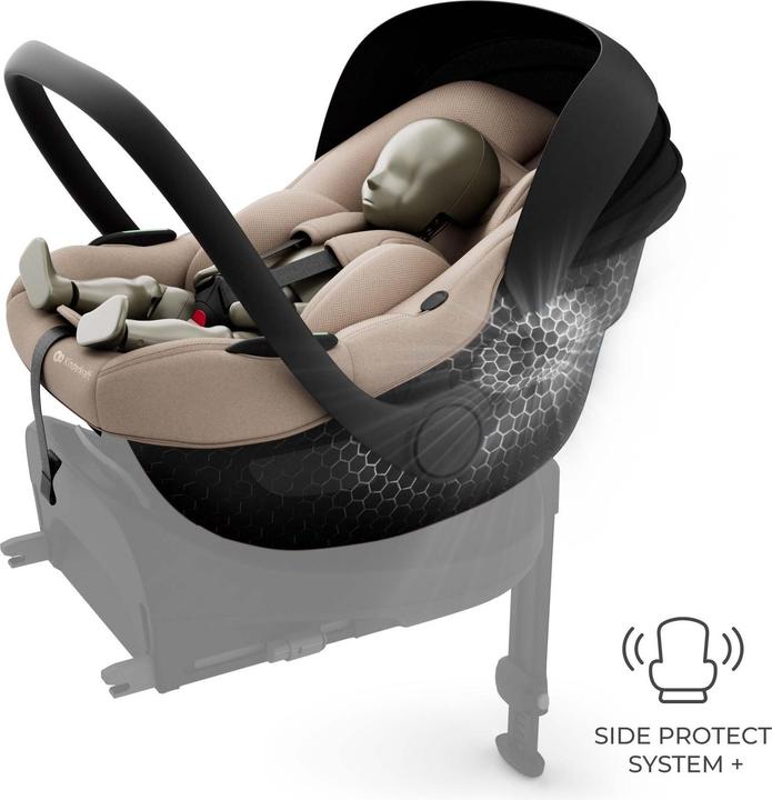 Produktbild KinderKraft Kinderautositz i-Lite mit Endura Safe FX Basis (Babyschale, ECE R129/i-Size Norm)