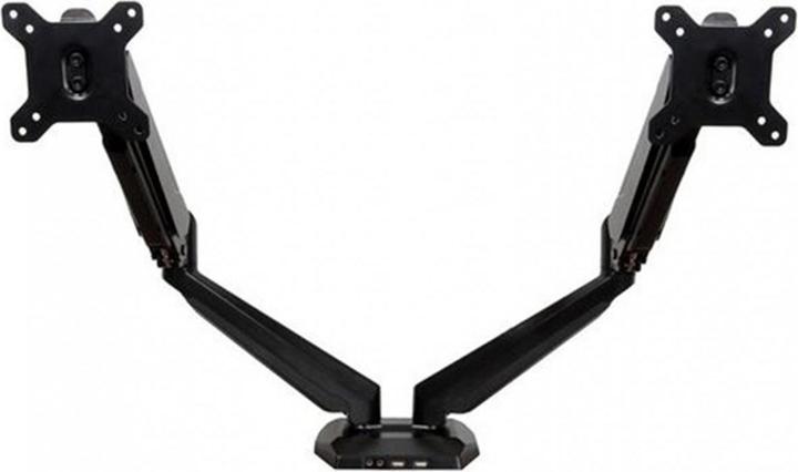 StarTech Dual Monitor Halterung mit eingebautem 2 Port USB und Audio Passthrough (Tisch, 30")