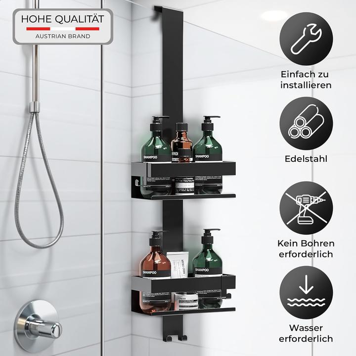 Produktbild Wilford & Sons Duschablage zum Hängen (21 x 10 x 73 cm)