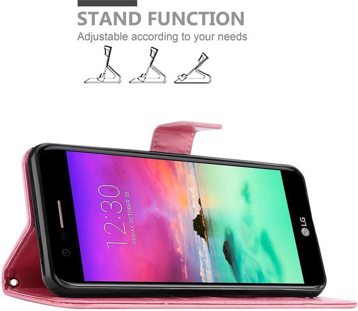 Image du produit Cadorabo Couverture du livre de fleurs (K11, LG K11 Plus, LG K10 2018)