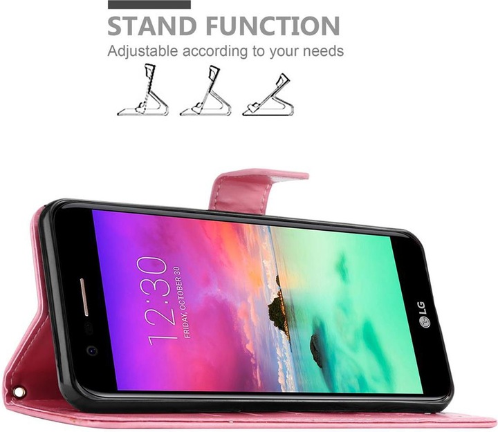 Actual product image Cadorabo Flower Book Cover (K11, LG K11 Plus, LG K10 2018)