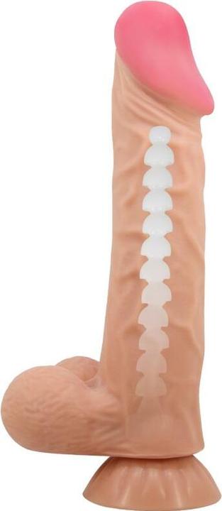 Produktbild Pretty Love Realistischer Dildo Der Sliding Skin-Serie Mit Sliding Skin-Saugnapf Braun 24 cm