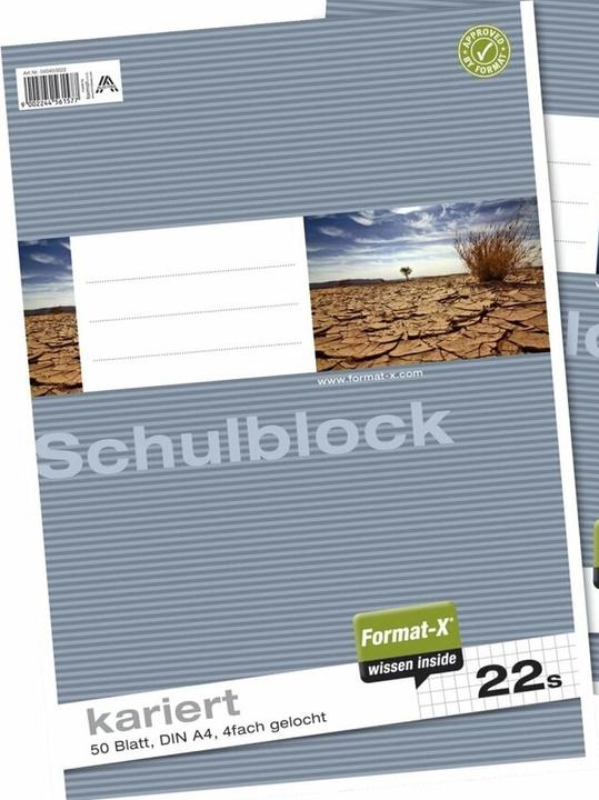 Actual product image Ursus School block (A4, Checked, Soft cover)