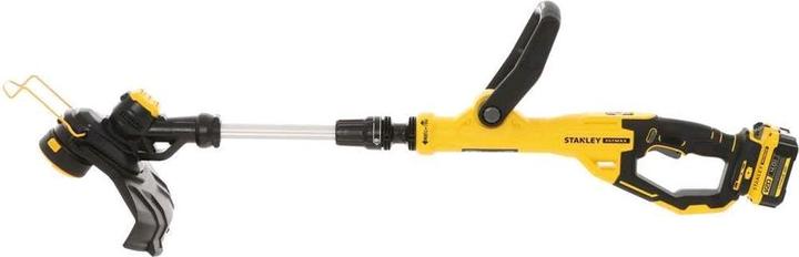 Produktbild Stanley Rasenmäher 18V V20 4Ah 33cm, Line 1,6mm x1 Akku (Metallschneideblatt)