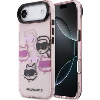 Karl Lagerfeld IML Multi K&CH Heads Case for iPhone Air Pink (Apple iPhone Air), Cover smartphone, Pink
