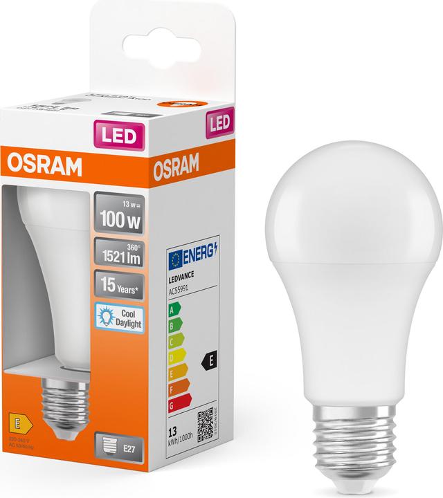 Immagine prodotto Osram Stella classica A (E27, 13 W, 1521 lm, 1 x, F)