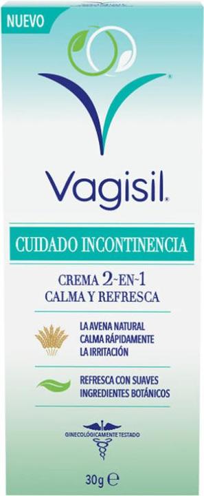 Produktbild Vagisil Inkontinenz Pflege 2 In 1 Creme 30g (Intimcrème)