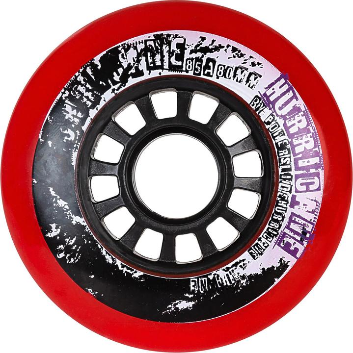 Actual product image Powerslide 4 WHEELS HURRICANE RED 76MM88A X8664934 (76 mm, 88a)