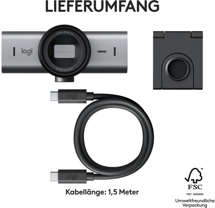Produktbild Logitech MX Brio 705 for Business (8.50 Mpx)