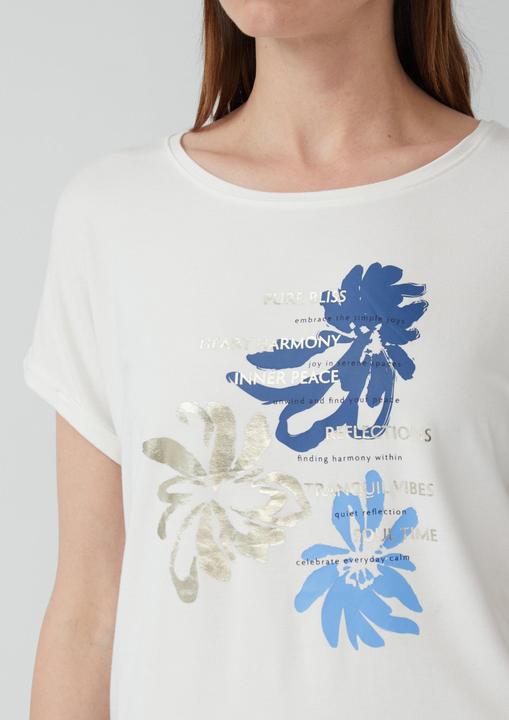 Produktbild S.Oliver T-Shirt T-Shirt aus Viskosemix im Relaxed Fit (44)