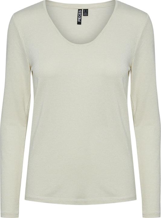 Pieces Pcbillo Ls V-Neck Lurex Stripes Noos (S)