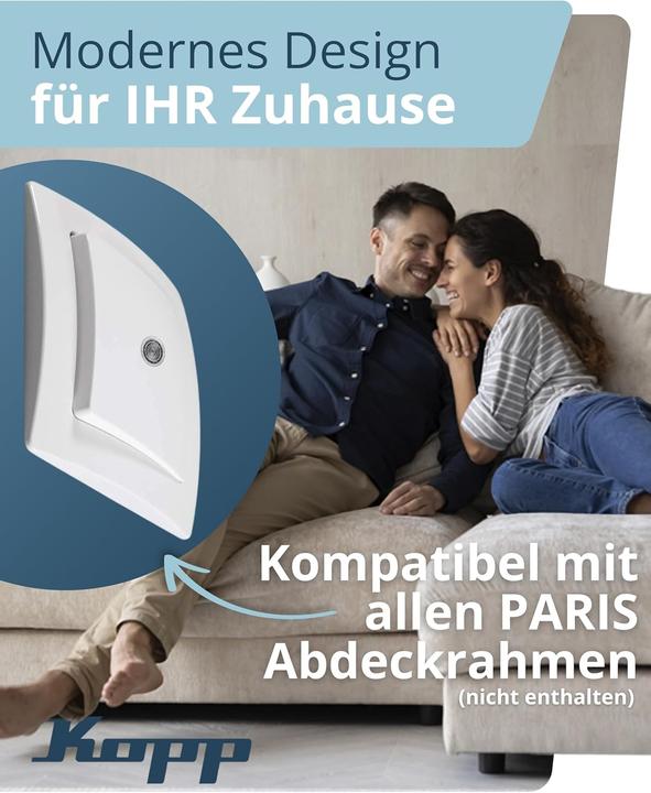 Image du produit Kopp Insert Interrupteur Paris Blanc 650693083