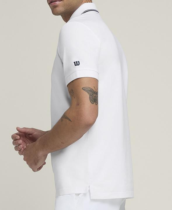 Image du produit Wilson Team Pique Polo Crew Hommes Blanc (XXL)