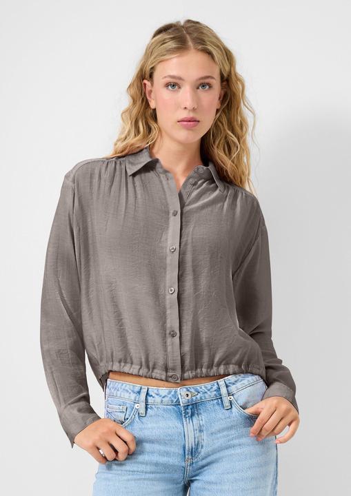 Immagine prodotto s.Oliver Bluse Leicht transparente Bluse mit Gummizug am vorderen Saum (34)