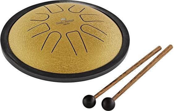 Actual product image Meinl Sonic Energy SSTD3G Tongue Drum C minor 8 tones with cleaning cloth