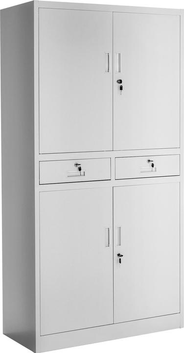 Immagine prodotto tectake Armadio per archiviazione (90 x 40 x 180 cm)