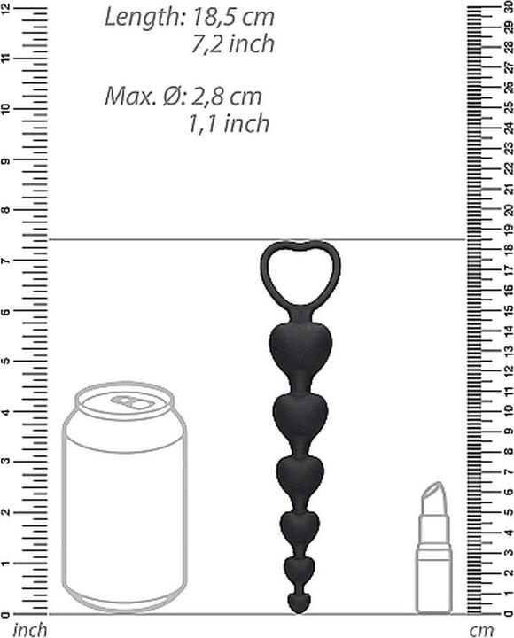 Produktbild Ouch! Anal Heart Beads