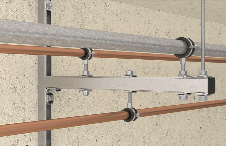 Actual product image Fischer Universal pipe clamp FRS-L 20-24