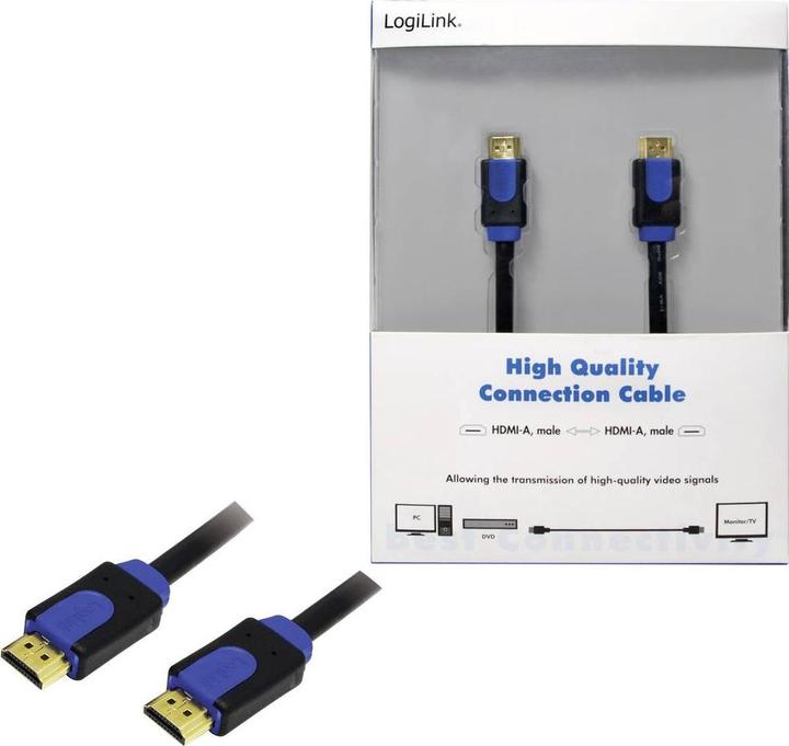 Image du produit LogiLink HDMI (Typ A) — HDMI (Typ A) (2 m, HDMI)