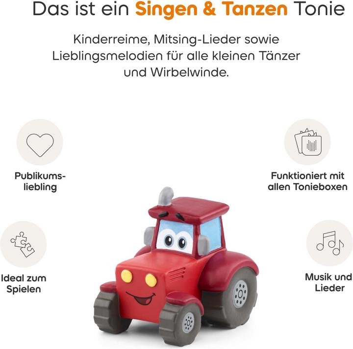 Produktbild Tonies Audiosystem Hörfigur Sing Kinderlieder - Timmy Traktor & seine Freunde (Deutsch)