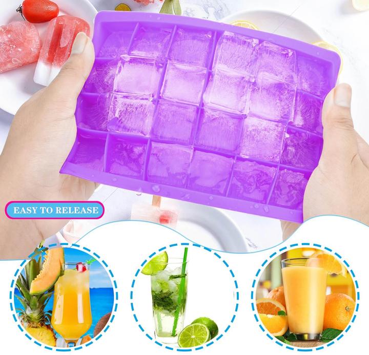 Actual product image Intirilife 2x ice cube moulds set of 2 à 24 compartments