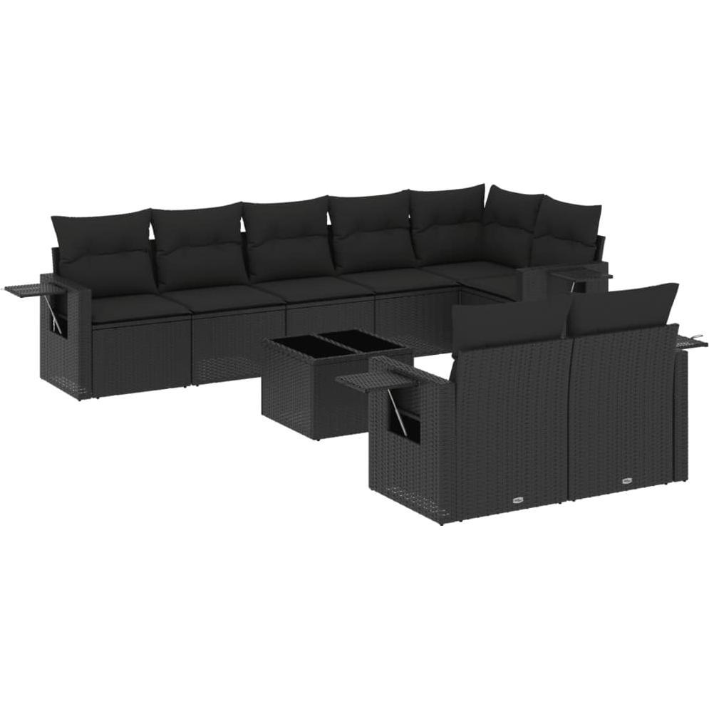 VidaXL, Gartenlounge, 10-tlg. Garten-Lounge-Set mit Kissen