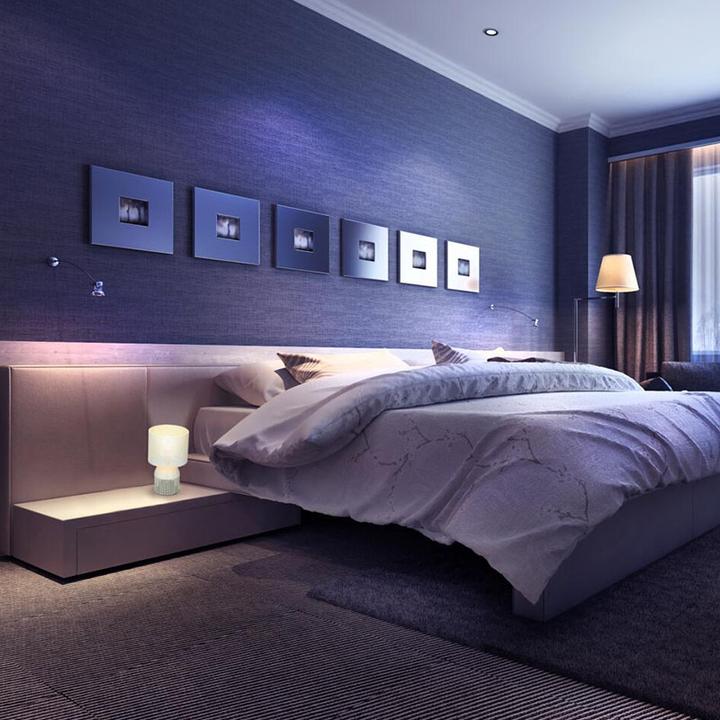 Produktbild Grundig Tischlampe perforierter Schirm weiss (220 lm, E27)