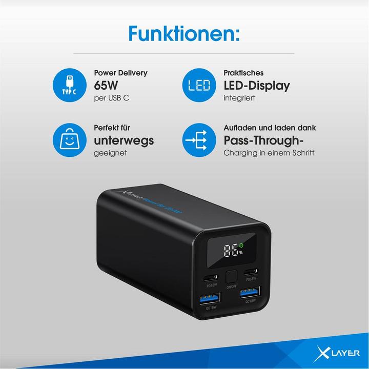 Productafbeelding Xlayer Krachtcentrale (65 W, 74 Wh)