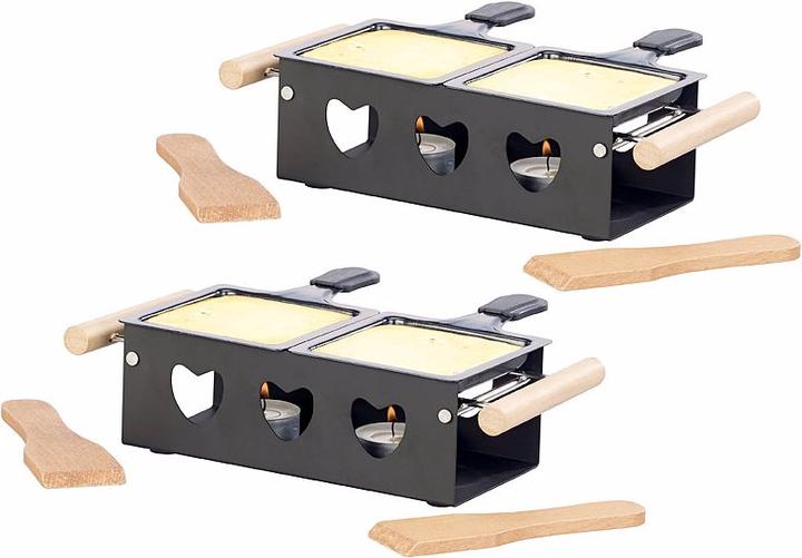 Rosenstein & Söhne 2er Set Teelicht-Raclette