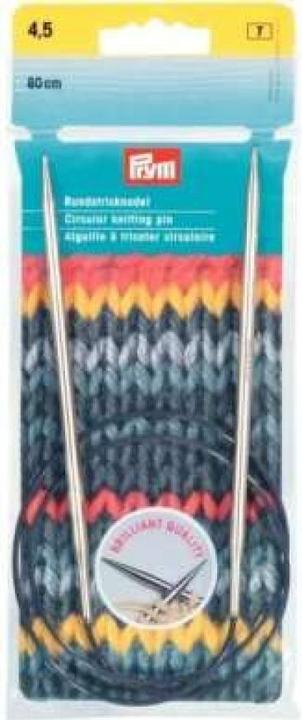 Produktbild Prym Rundstricknadel 4,50 mm 60 cm silberfarbig