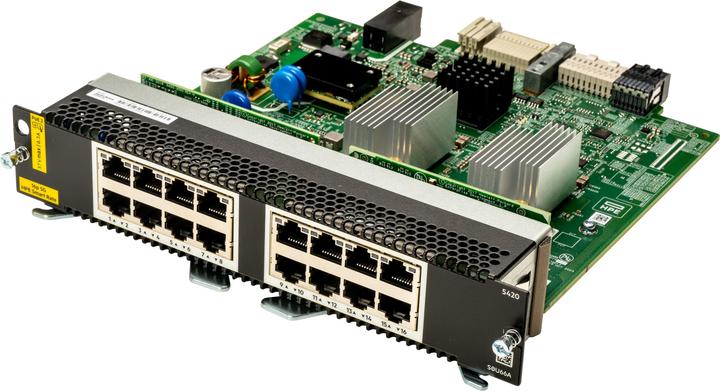 Produktbild HPE Aruba Networking CX 5420 16p Smart Rate 1G/2.5G/5G Class6 PoE Module (16 Ports)
