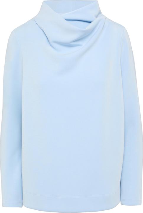 Produktbild s.Oliver Sweatshirt Scuba-Sweatshirt mit Wasserfallkragen (38)