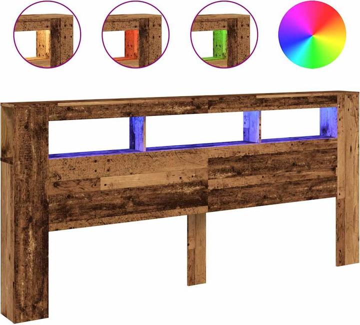 Immagine prodotto vidaXL LED Kopfteil (220 x 18.50 x 103.50 cm)