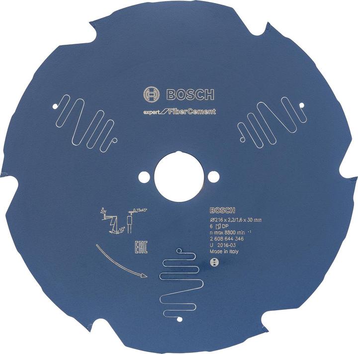 Image du produit Bosch Professional Zubehör Lame de scie circulaire EX FC B 216x30-