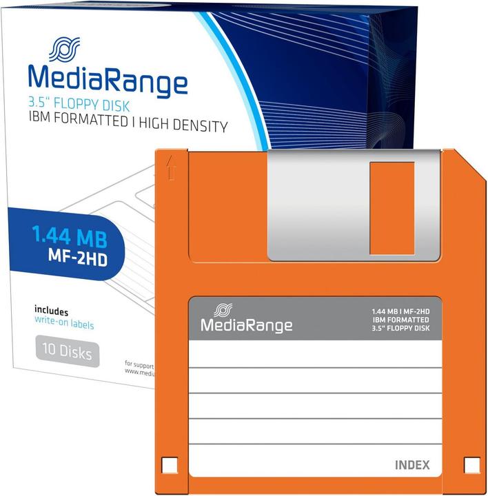 Image du produit MediaRange Disquettes MR200 3.5" (10 x)