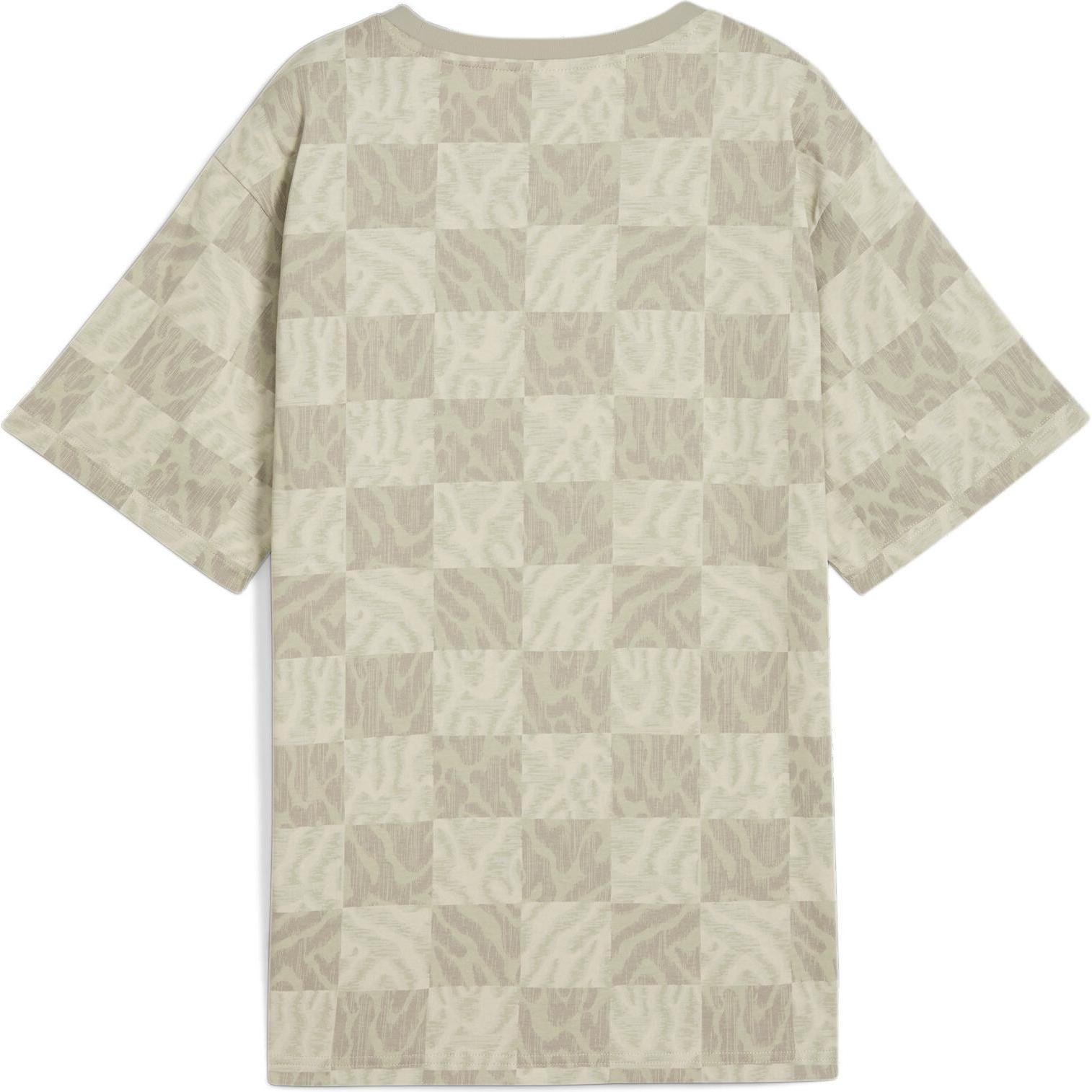 Thumbnail - Puma, Damen, Sportshirt, ESS GRAPHIC Relaxed AOP Tee (S), Weiss, S