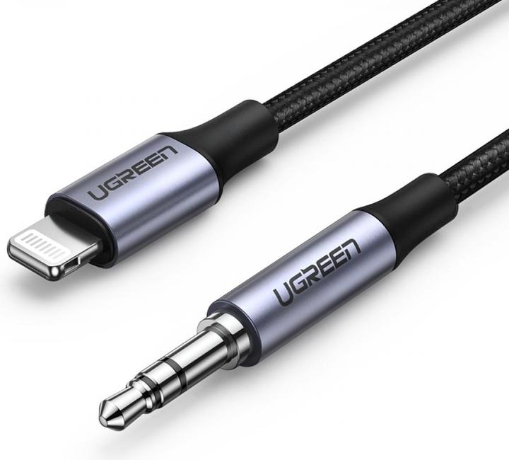 Productafbeelding Ugreen Audio-adapter naar 3,5 mm (1 m, 3,5 mm aansluiting (AUX))