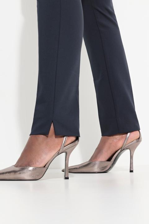 Immagine prodotto Ulla Popken Pantaloni modello Sienna in bengalina molto elastica con taglio aderente e cintura elastica (46)