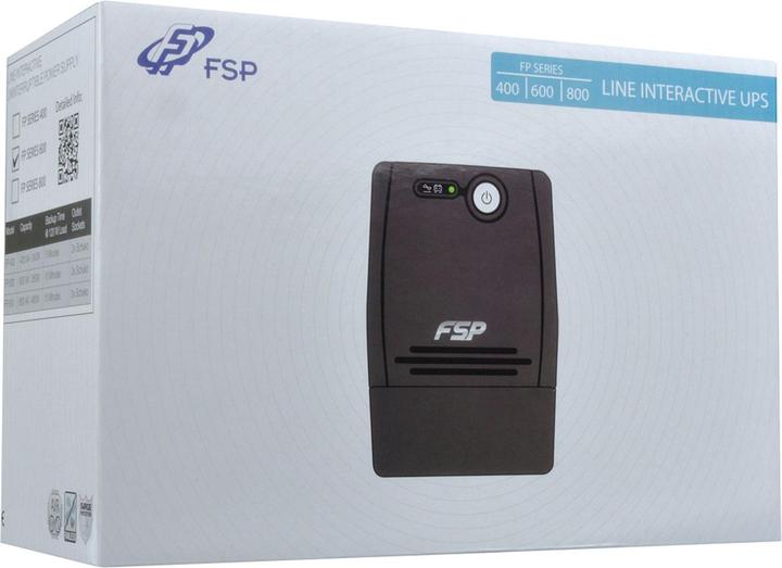 Actual product image Fortron FP 600 (600 VA, 360 W, Line-interactive UPS)