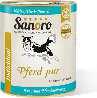 Image du produit Sanoro Viande musculaire cheval Pur Complément alimentaire (Senior, Chiot + chaton, 6 pcs, 4800 g)