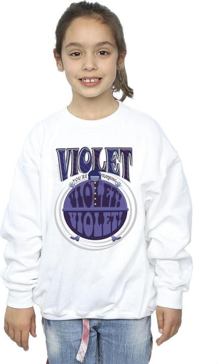 Produktbild Willy Wonka & the Chocolate Factory Violet Turning Violet Sweatshirt Mädchen (152, 158)