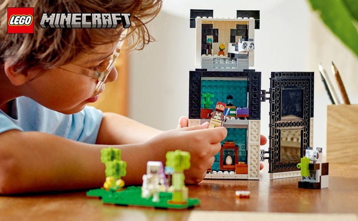 Image du produit LEGO La maison des pandas (21245, LEGO Minecraft)