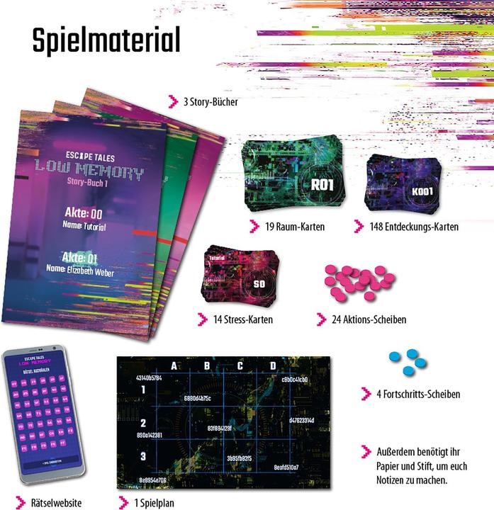 Image du produit Kosmos Contes d'évasion à faible mémoire (Allemand, 1 - 4 Joueur)