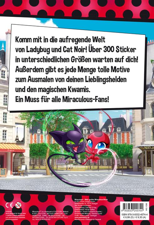 Produktbild Panini Miraculous: Mein grosser Miraculous-Block (Deutsch, Panini, 2021)