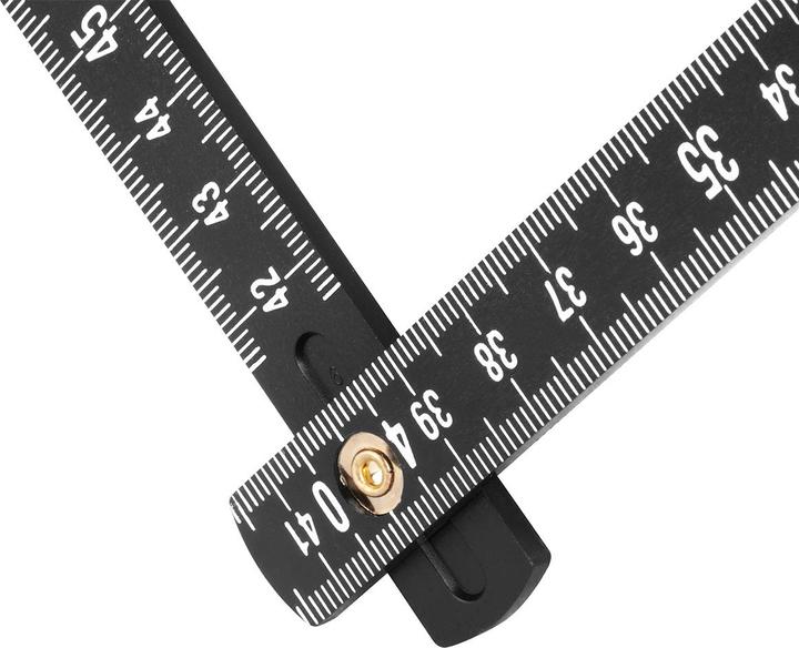 Produktbild Stahlwerk Zollstock 3er Set 3 Meter präziser Kunststoff-Gliedermassstab Meterstab